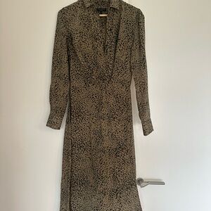 Rag & Bone Karen Maxi Dress - Olive Multi